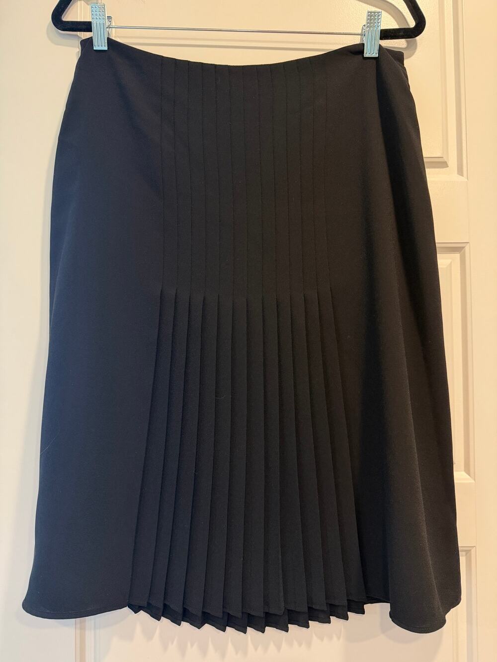Lauren Ralph Lauren Pleated Midi Skirt Size 10 Professional Office School Church